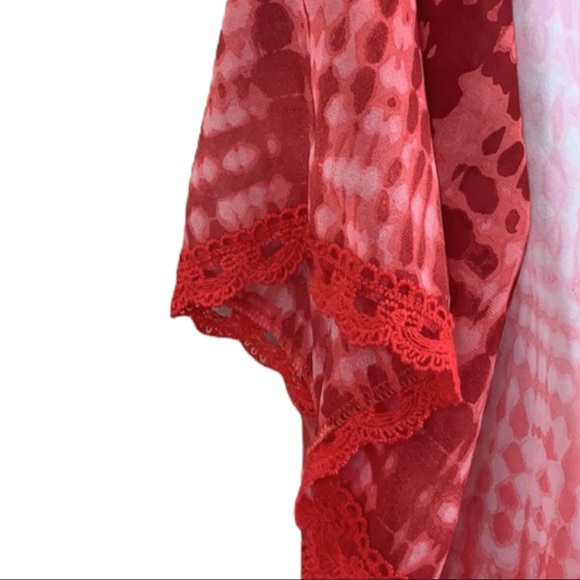 Women’s Sz S LulaRoe Cardigan Red - Picture 3 of 5